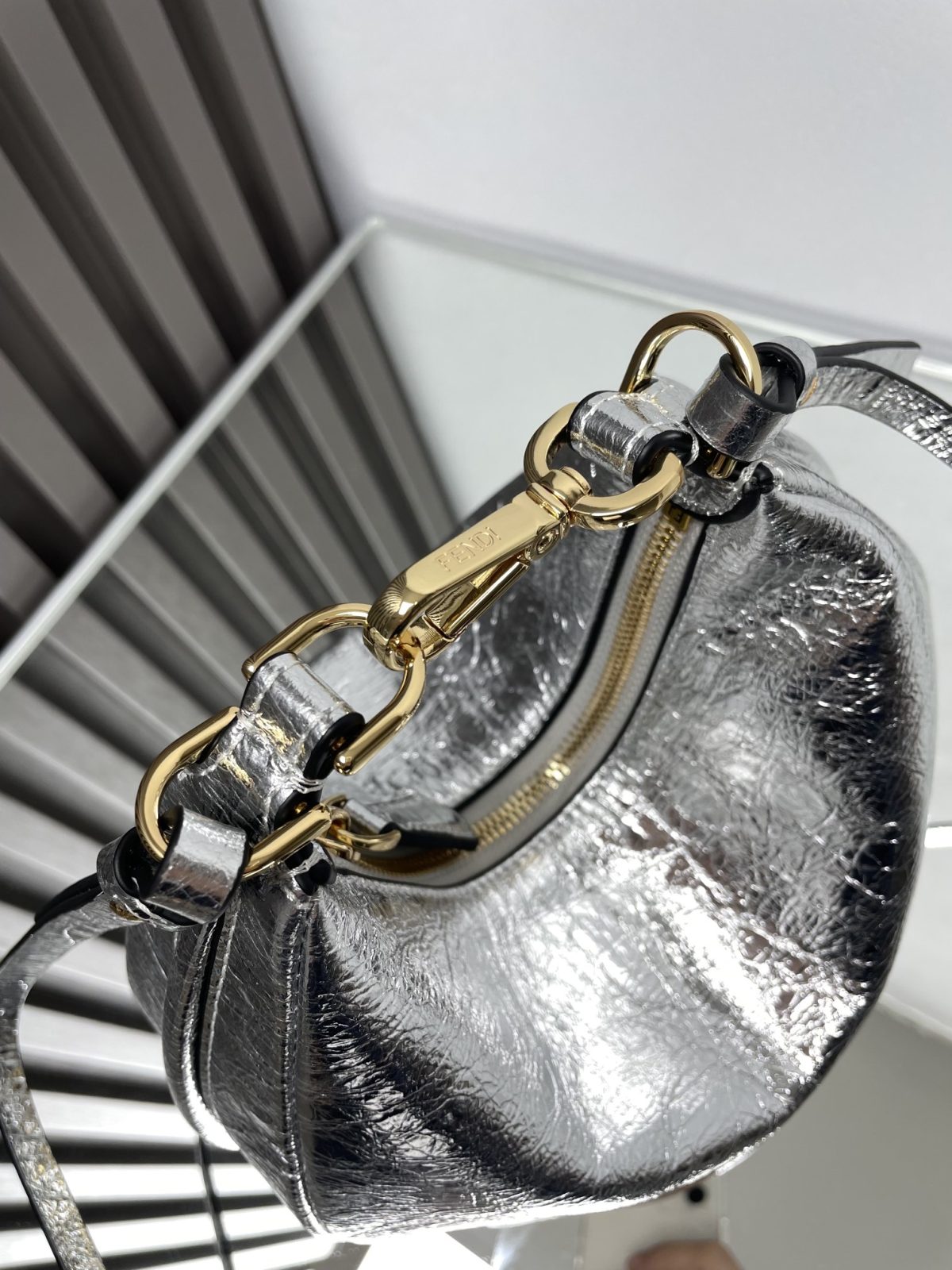 Fendi Graphy Small Hobo Bag - Image 4