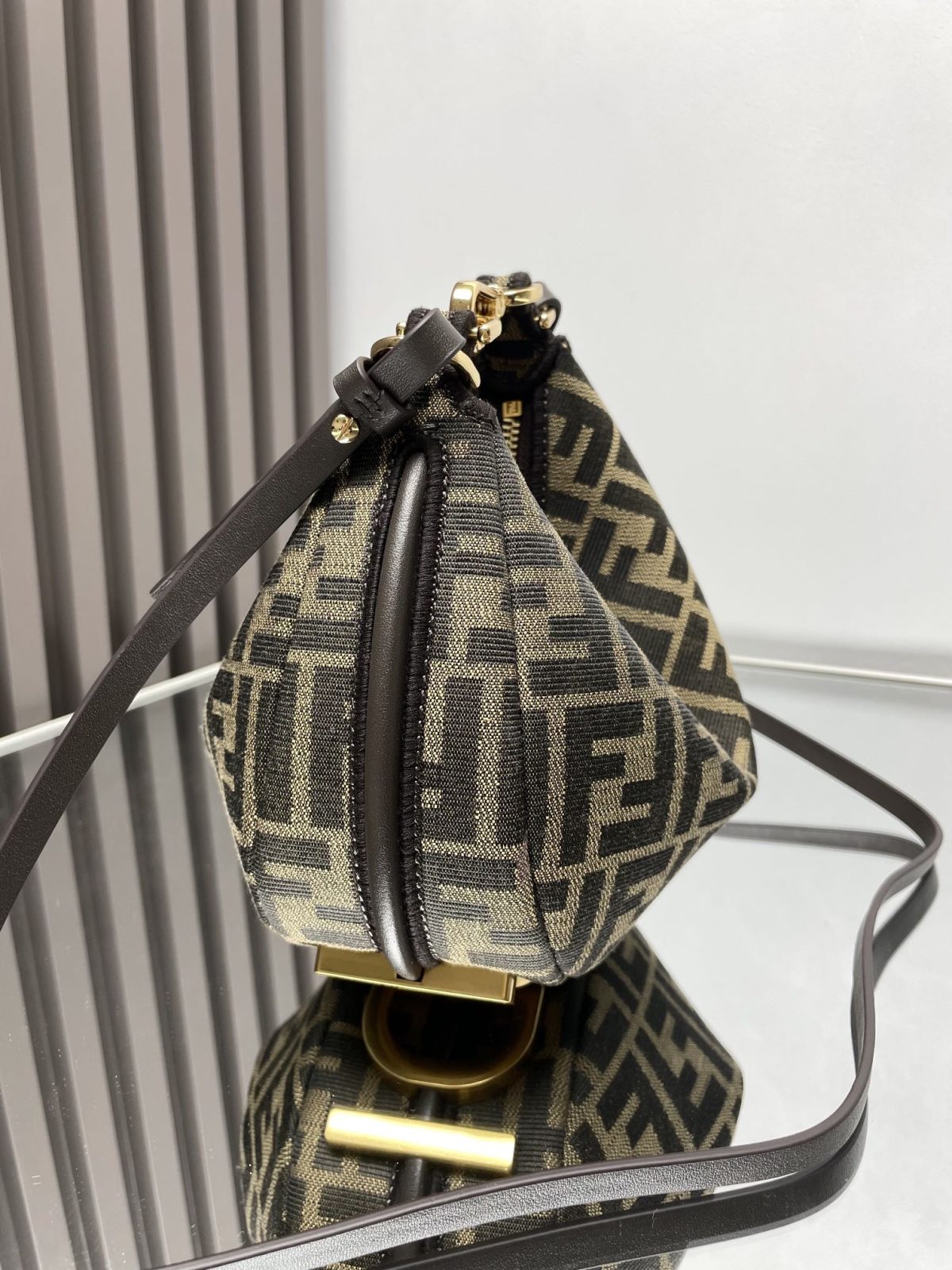 Fendi Graphy Small Hobo Bag - Image 2