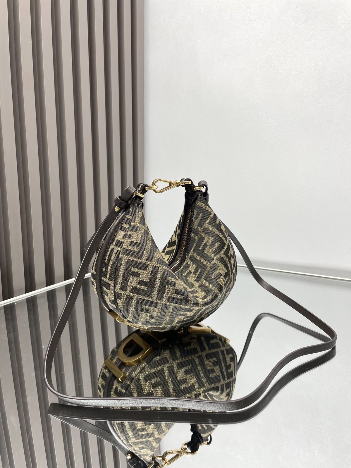 Fendi Graphy Small Hobo Bag - Image 3