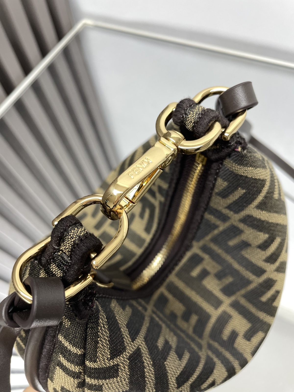 Fendi Graphy Small Hobo Bag - Image 6