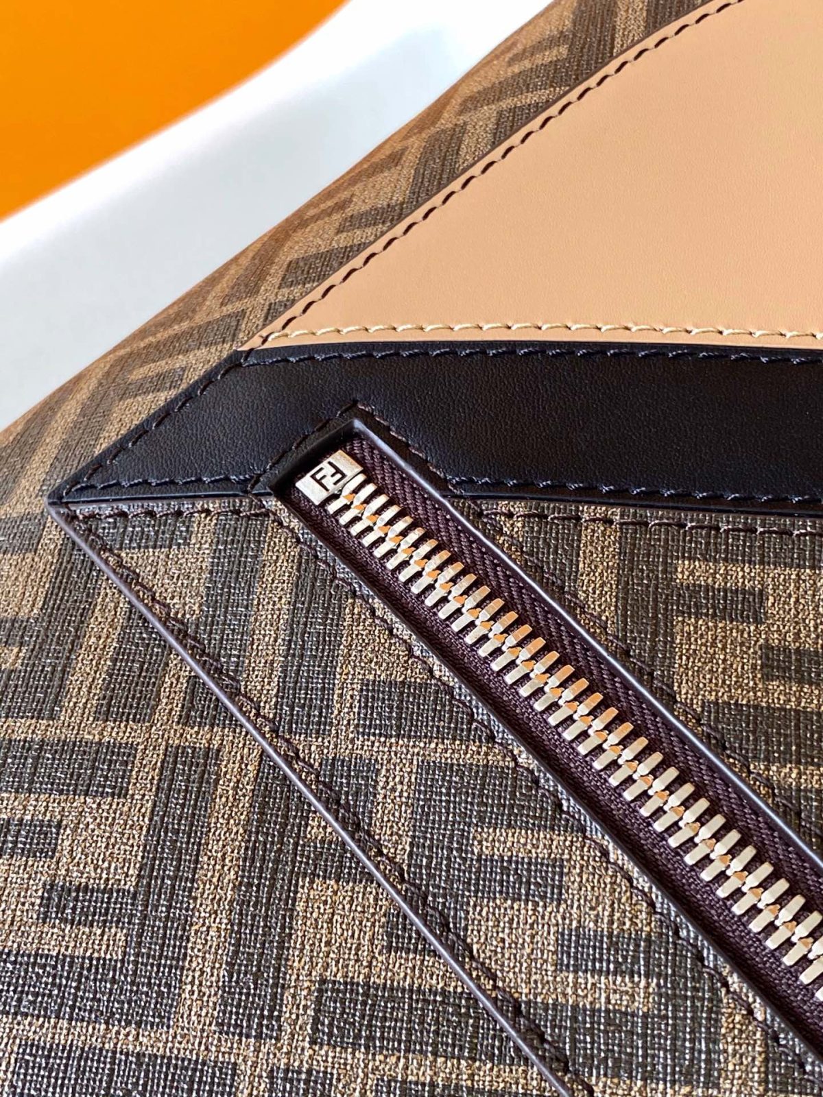 Fendi Diagonal Fendi Chiodo Medium Backpack - Image 7