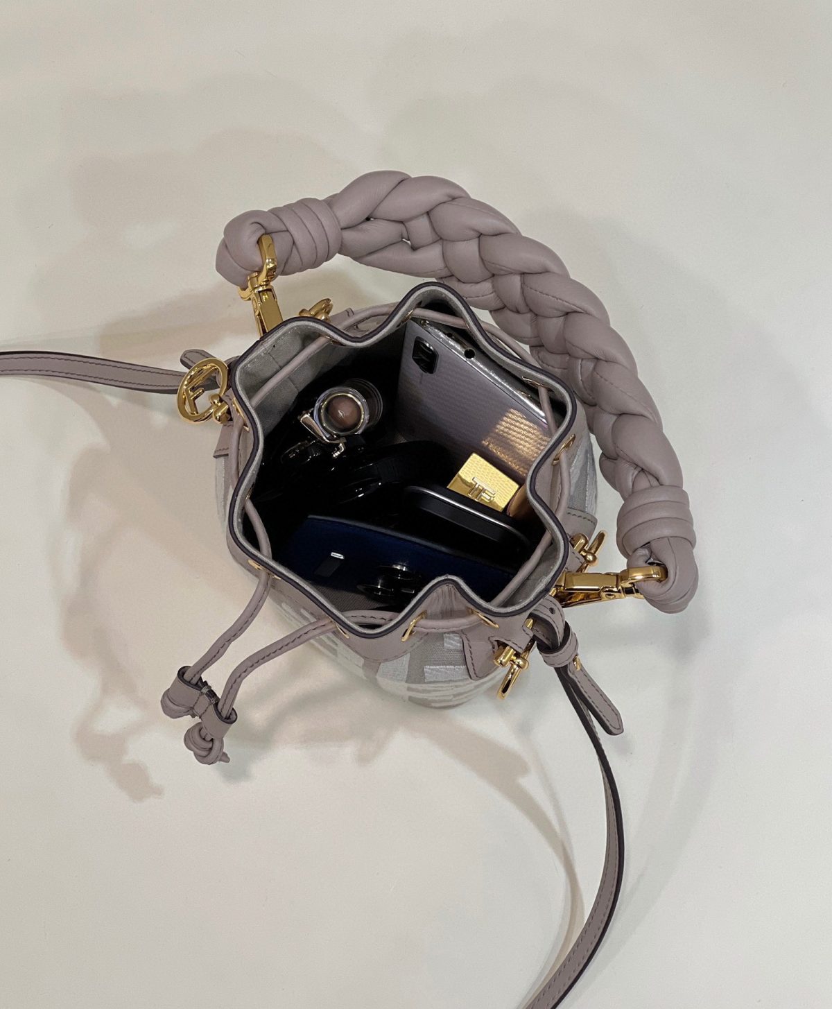 Fendi Mon Tresor Mini Bucket Bag - Image 7
