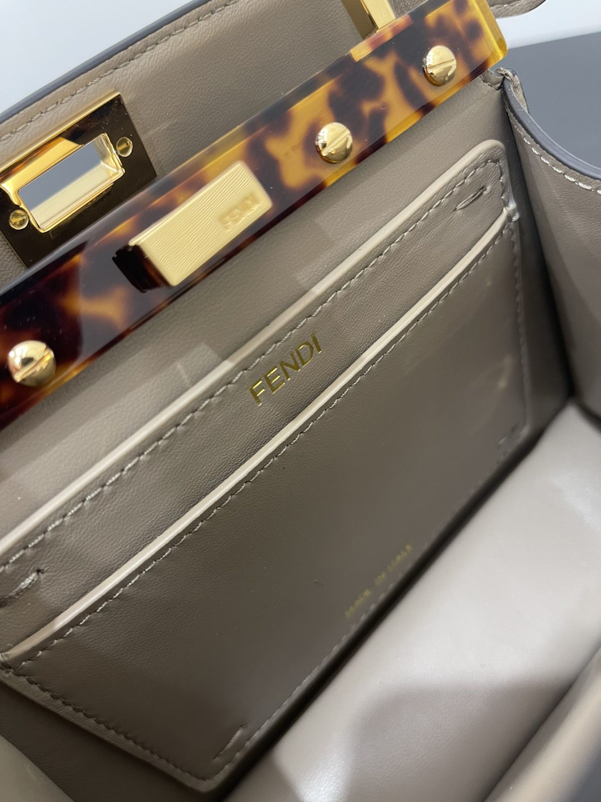 Fendi Peekaboo ISeeU Petite Small Handbag - Image 9