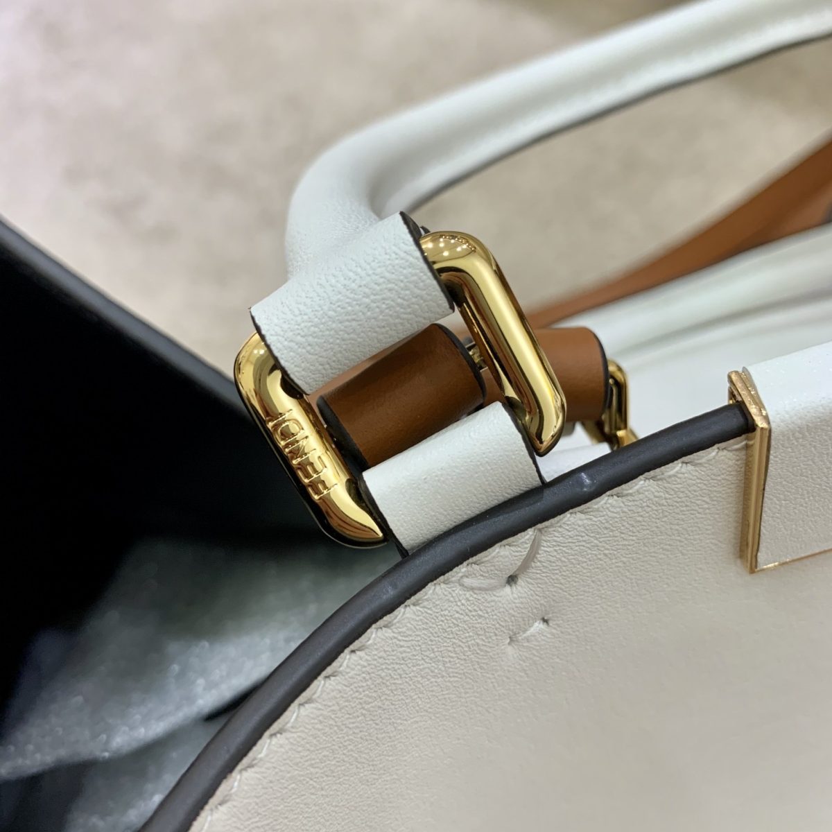 Fendi Peekaboo X-Lite Handbag - Image 7