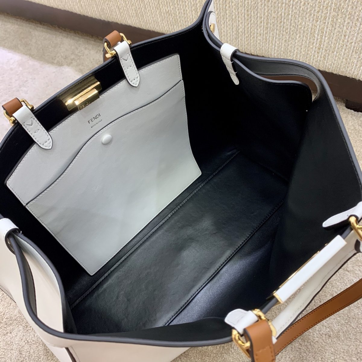Fendi Peekaboo X-Lite Handbag - Image 8