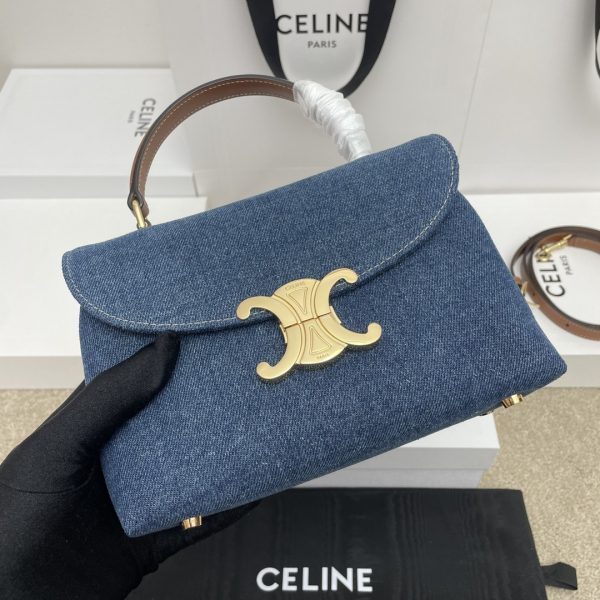 Celine Teen Nino Bag In Denim