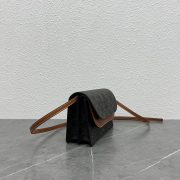 Celine Wallet On Strap In Triomphe Canvas And Smooth Lambskin - Image 4