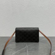 Celine Wallet On Strap In Triomphe Canvas And Smooth Lambskin - Image 2