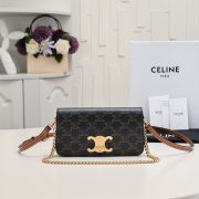 Celine Multipochette In Triomphe Canvas And Calfskin