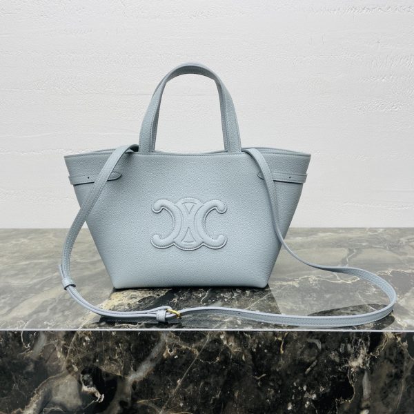 Celine Mini Cabas Anais Cuir Triomphe In Grained Calfskin