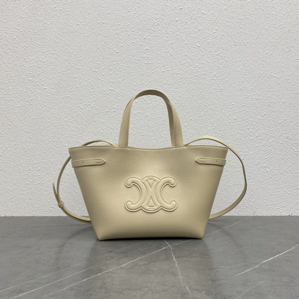 Celine Mini Cabas Anais Cuir Triomphe In Grained Calfskin