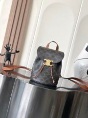Celine Backpack Bonnie In Triomphe Canvas And Calfskin