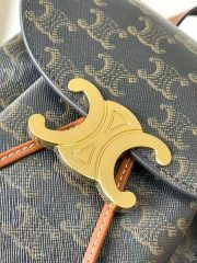 Celine Backpack Bonnie In Triomphe Canvas And Calfskin - Image 3