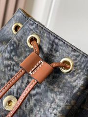 Celine Backpack Bonnie In Triomphe Canvas And Calfskin - Image 8