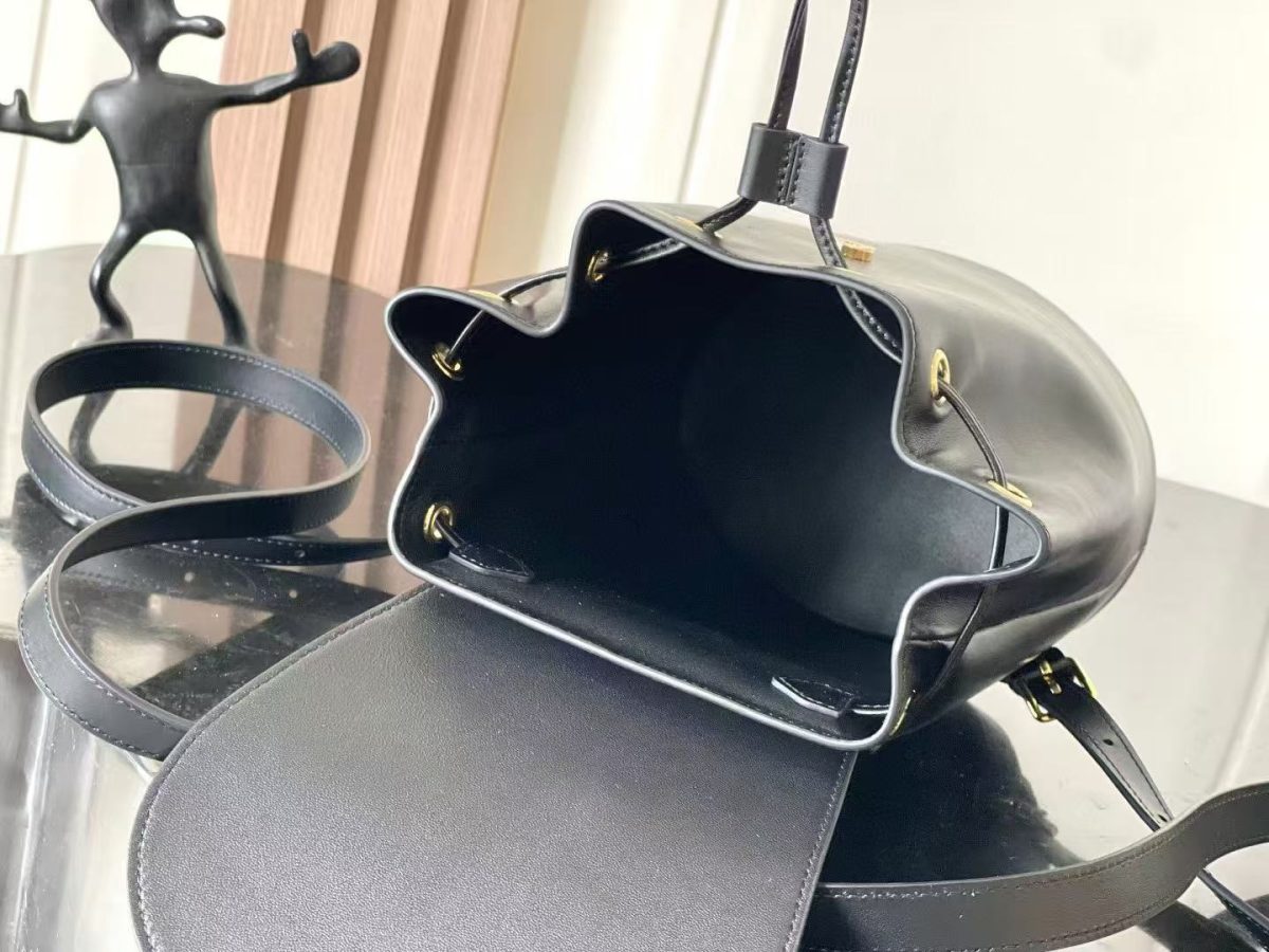 Celine Backpack Bonnie In Triomphe Canvas And Calfskin - Image 9
