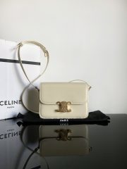 Celine Teen Triomphe Small Bag In Shiny Calfskin