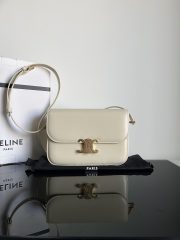Celine Teen Triomphe Medium Bag In Shiny Calfskin