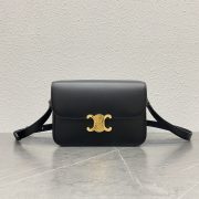 Celine Teen Triomphe Medium Bag In Shiny Calfskin