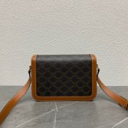 Celine Classique Triomphe Bag In Triomphe Canvas And Calfskin - Image 3