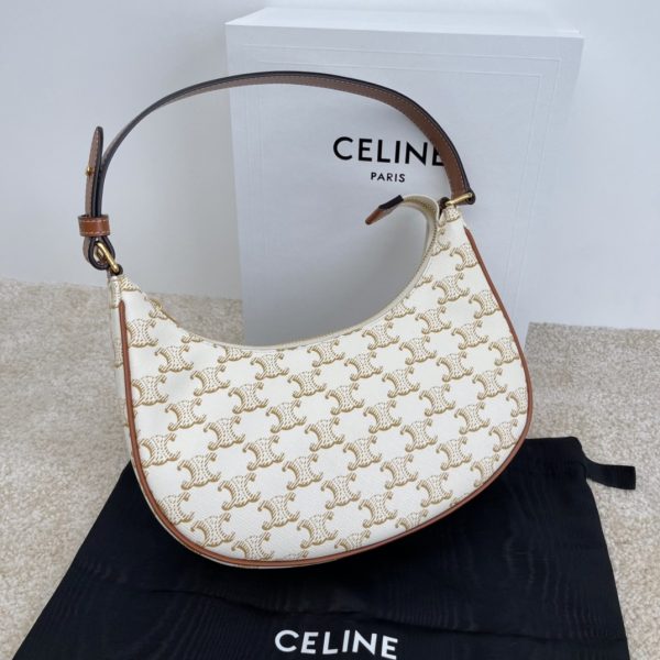 Ava Bag In Triomphe Canvas And Calfskin