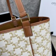 Celine Triomphe Canvas Medium Bucket Bag - Image 9