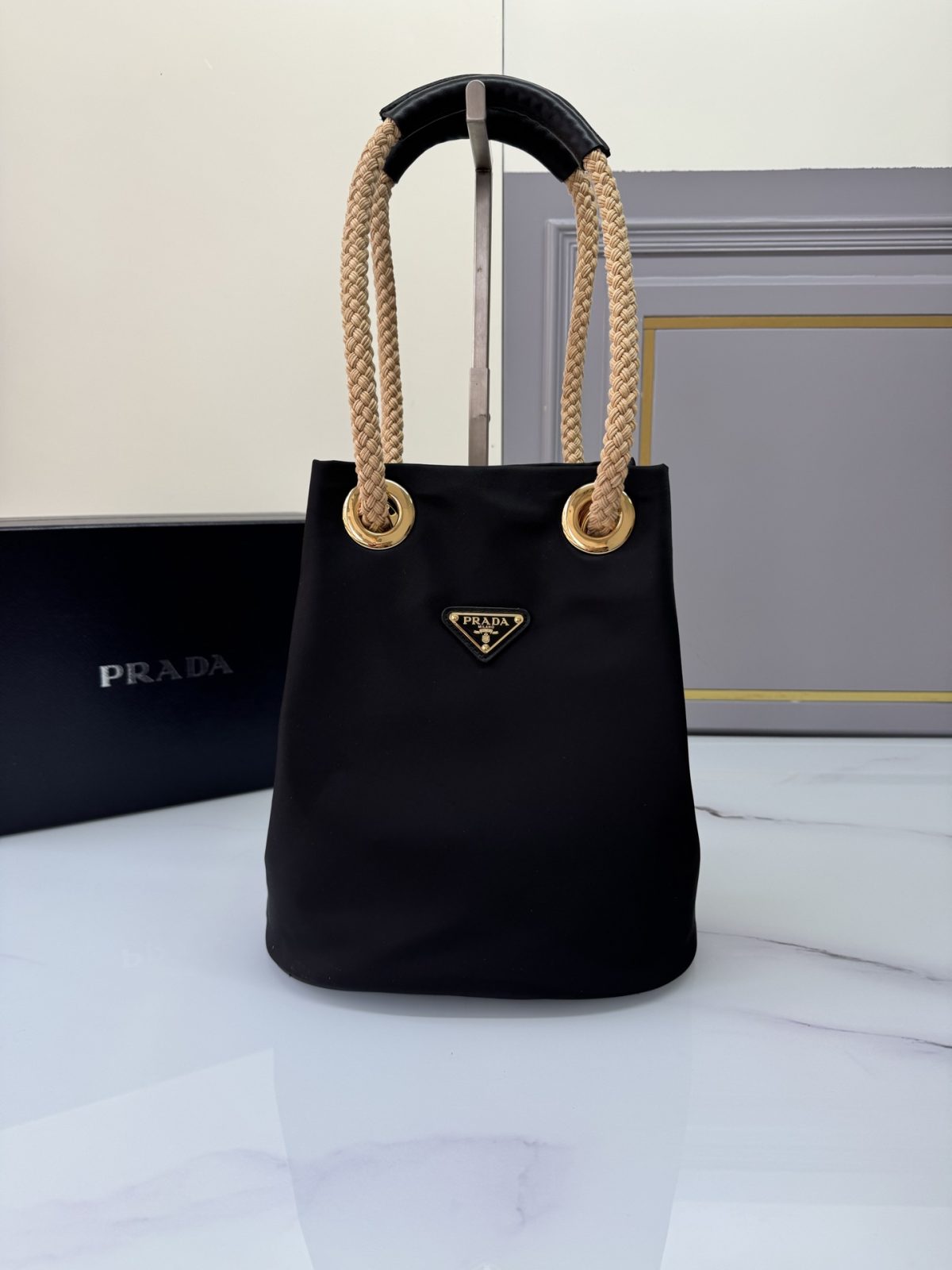 Prada Re-Nylon Bucket Bag - Image 1
