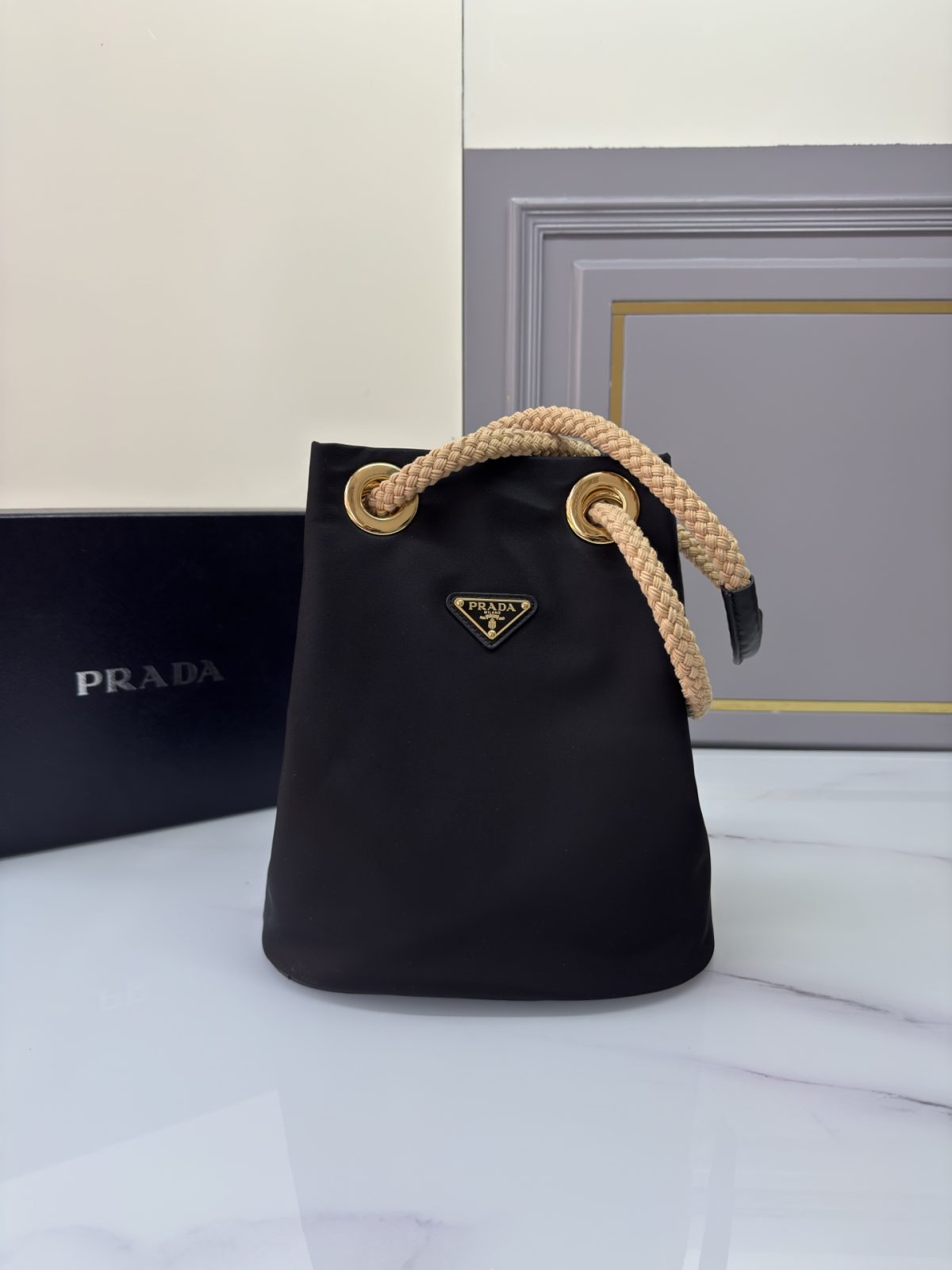 Prada Re-Nylon Bucket Bag - Image 2