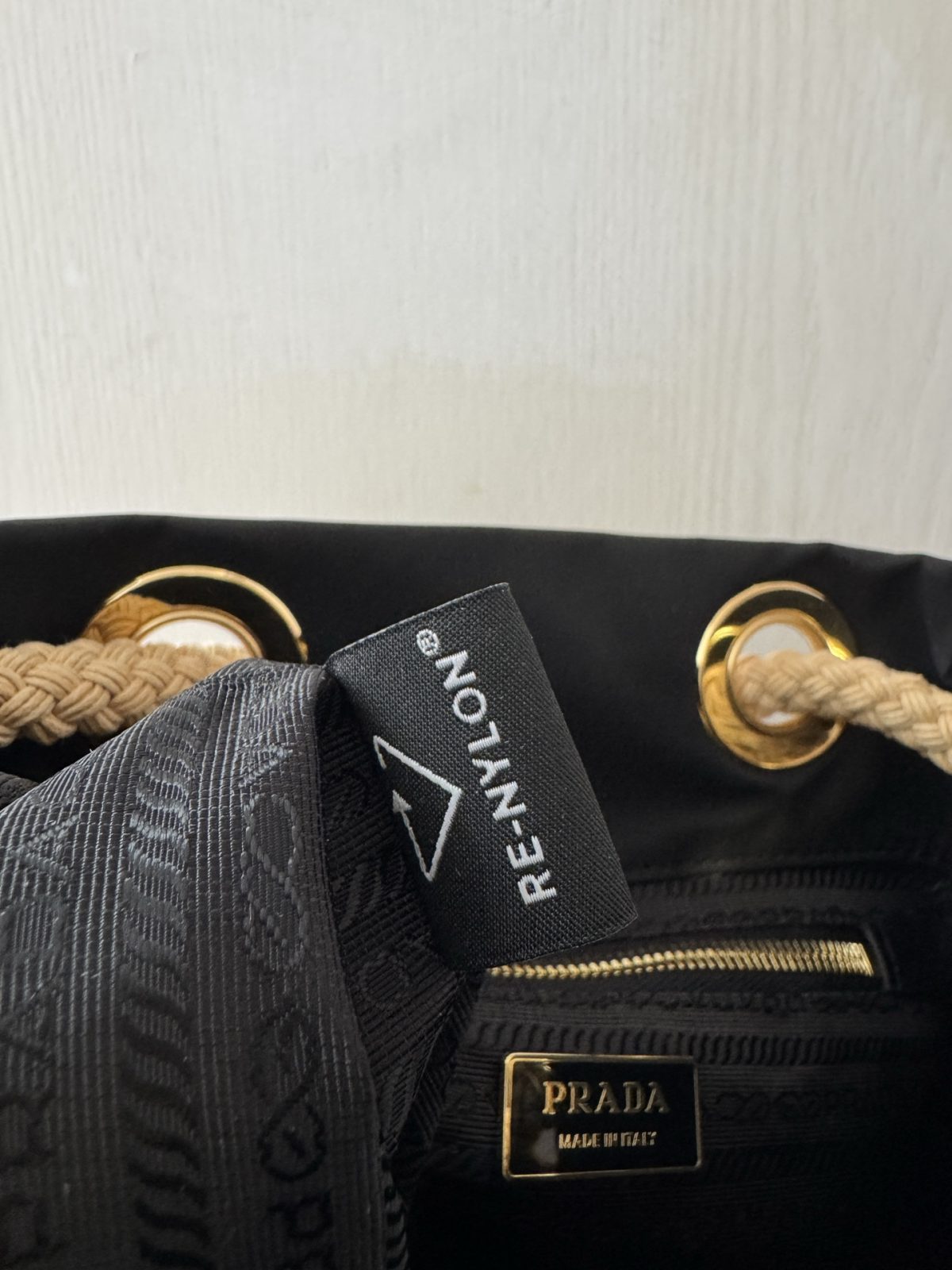 Prada Re-Nylon Bucket Bag - Image 9