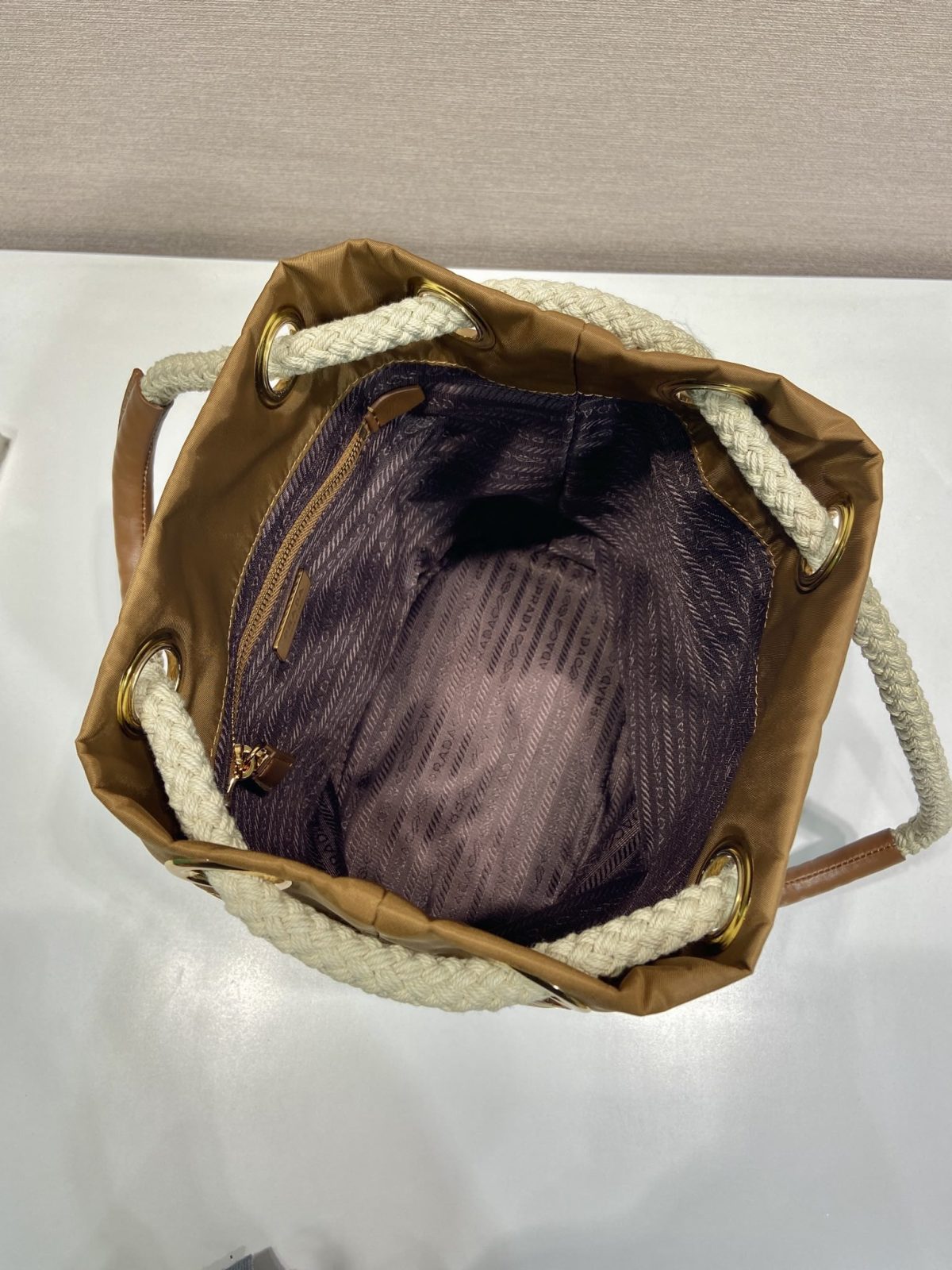 Prada Re-Nylon Bucket Bag - Image 9