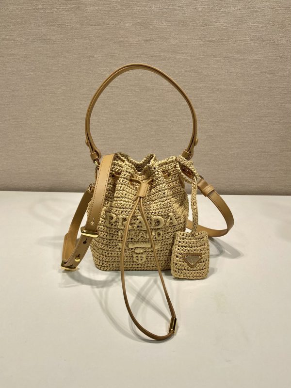Prada Crochet Mini Bucket Bag