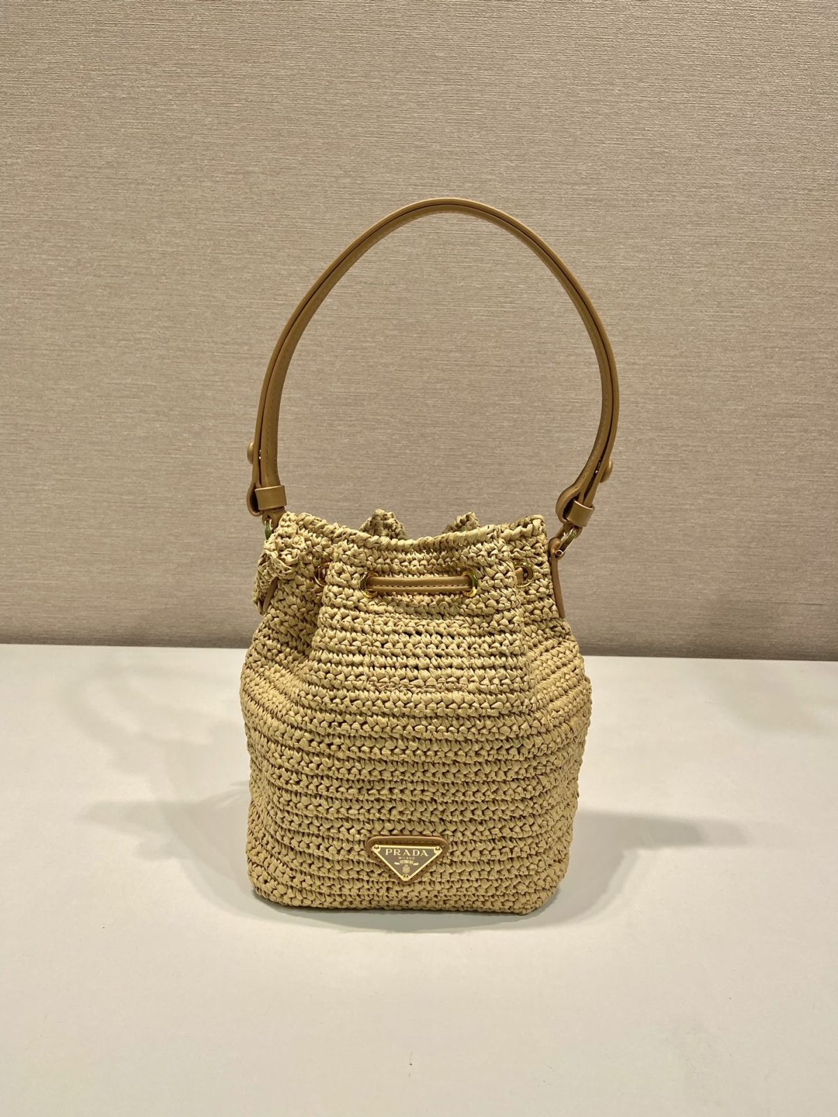 Prada Crochet Mini Bucket Bag - Image 2