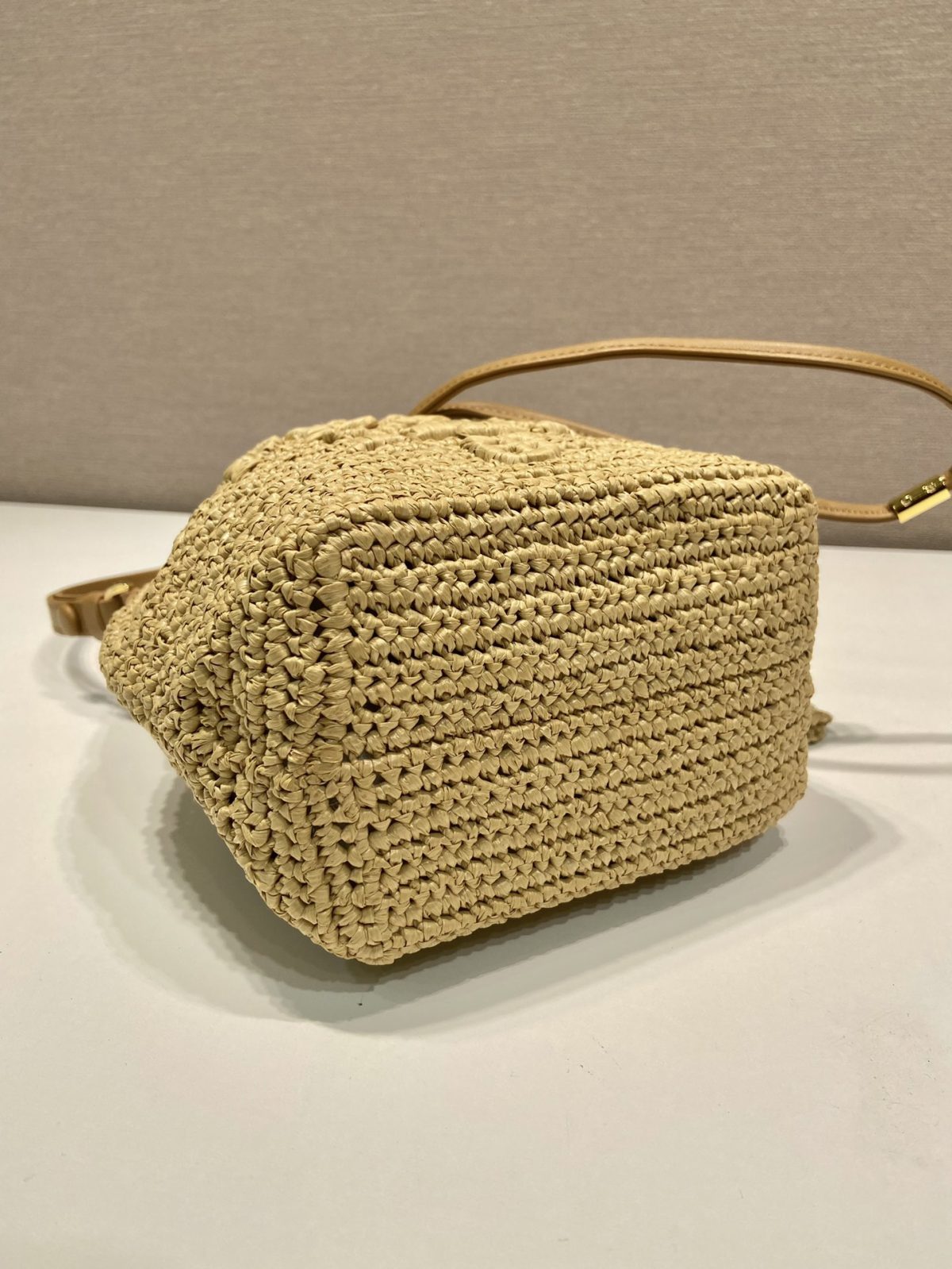 Prada Crochet Mini Bucket Bag - Image 6