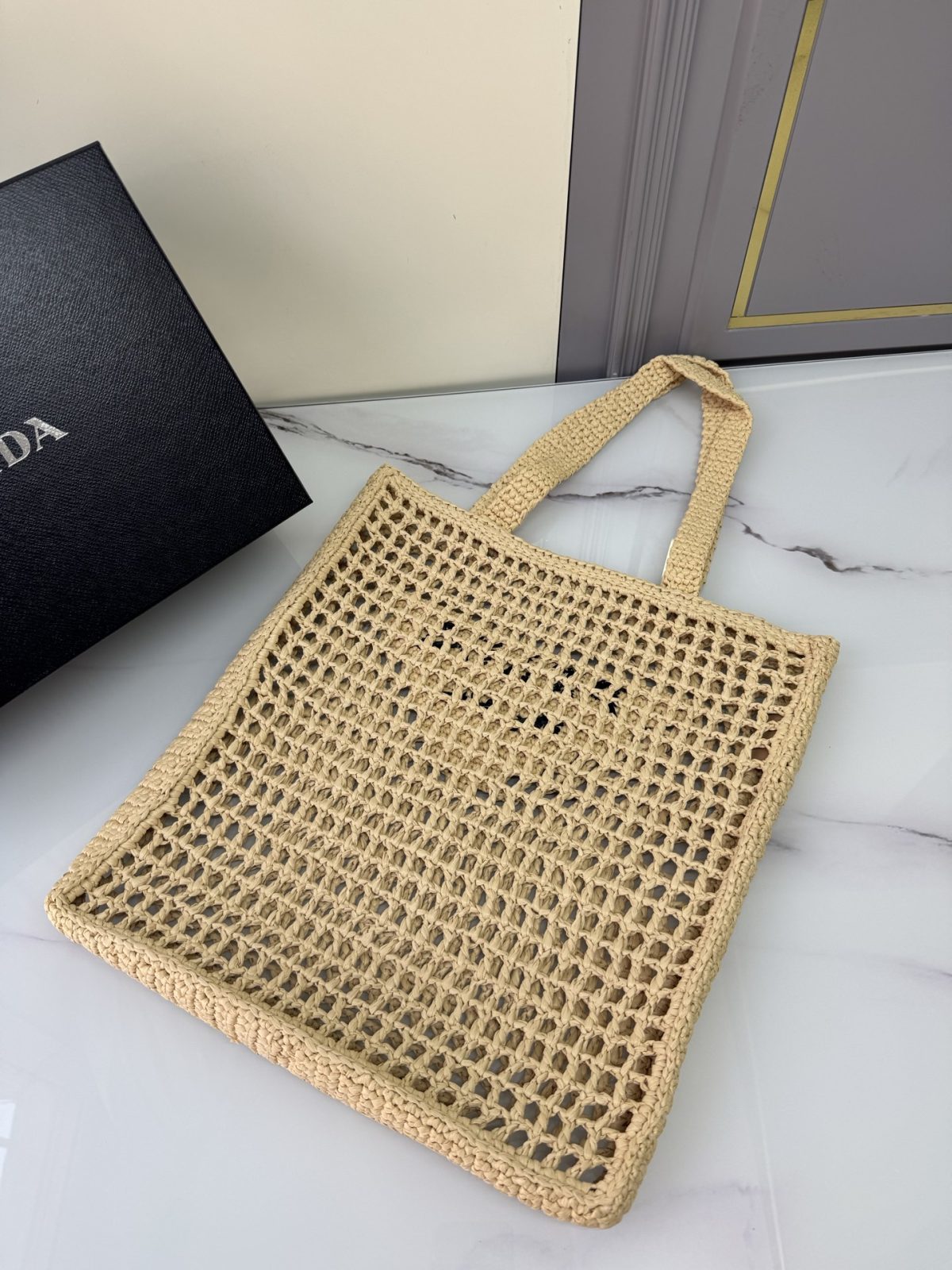 Prada Crochet tote bag - Image 6
