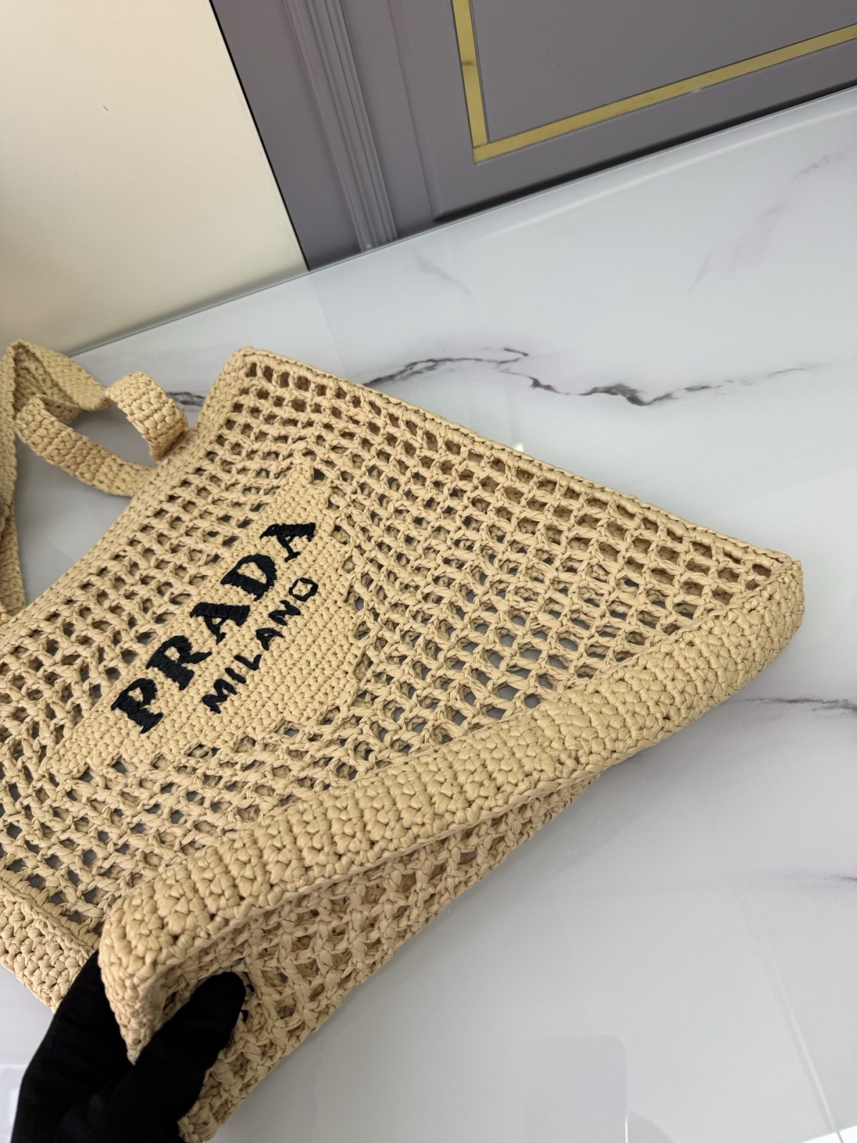 Prada Crochet tote bag - Image 3