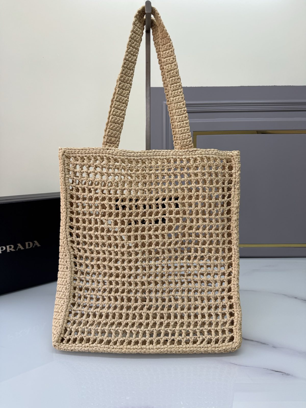 Prada Crochet tote bag - Image 2