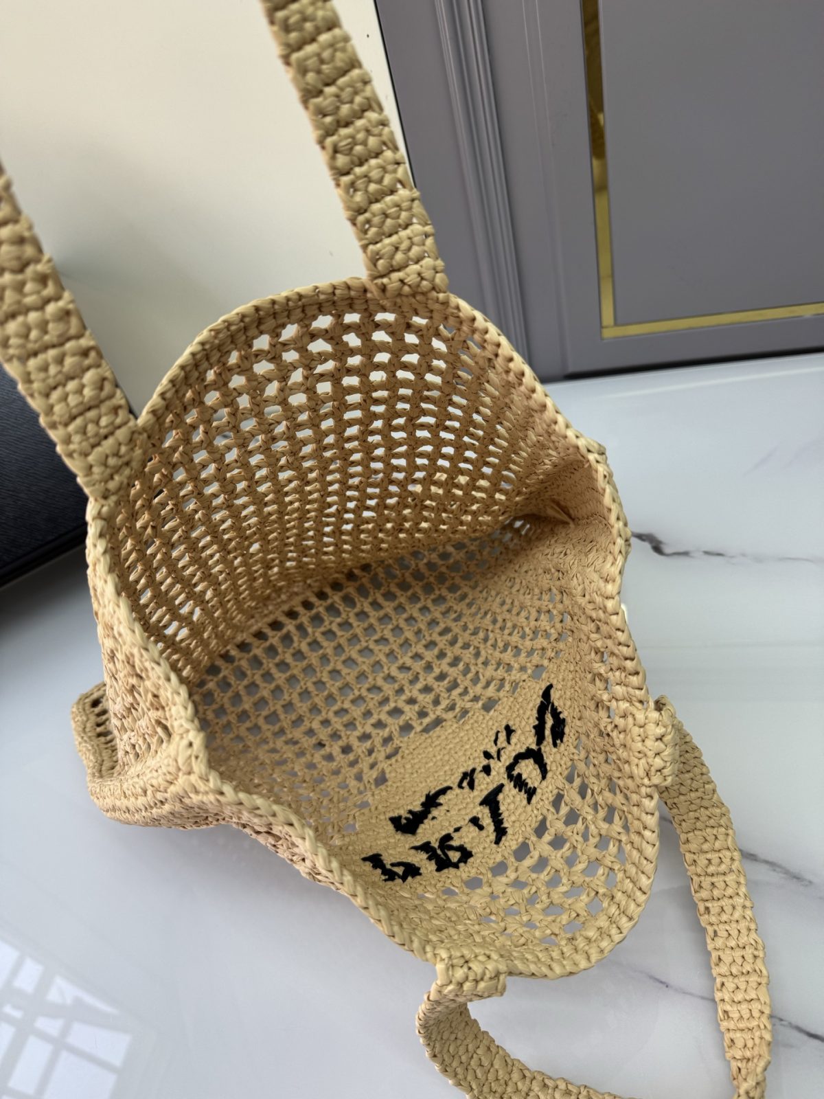 Prada Crochet tote bag - Image 8