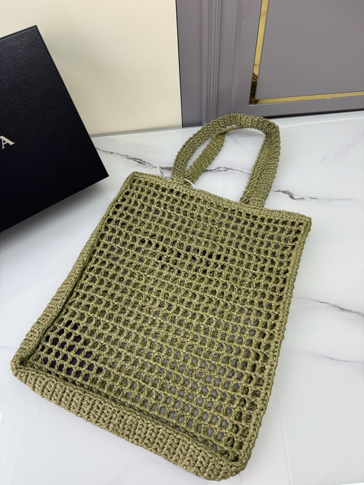 Prada Crochet tote bag - Image 5