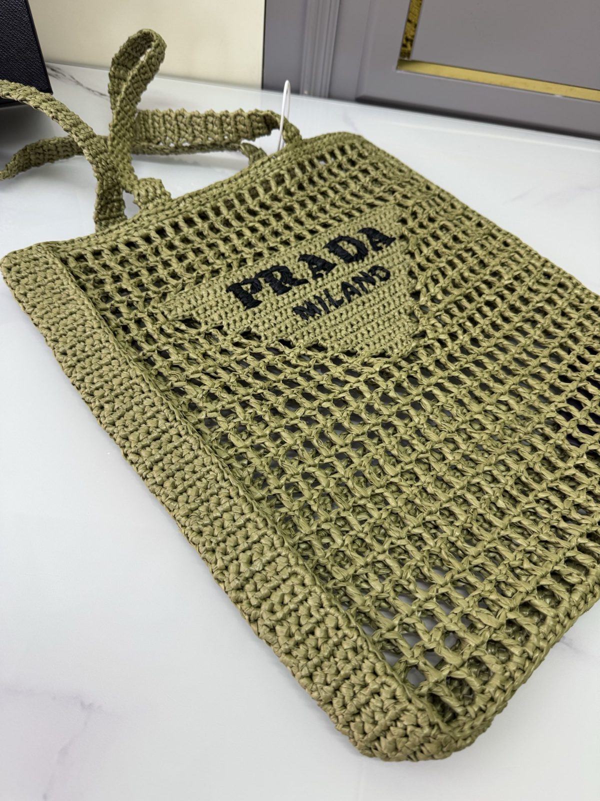 Prada Crochet tote bag - Image 6