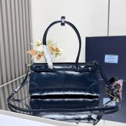 Prada Bonnie Medium Naplak Patent Leather Handbag - Image 2