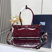 Prada Bonnie Medium Naplak Patent Leather Handbag - Image 4