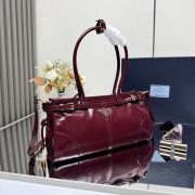 Prada Bonnie Medium Naplak Patent Leather Handbag - Image 2