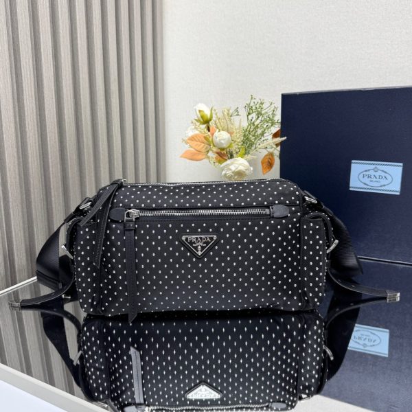 Prada Re-Nylon bag with studs