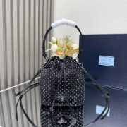 Prada Re-Nylon mini-bag with studs