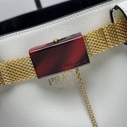 Prada Buckle Leather Bucket Bag - Image 6