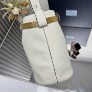 Prada Buckle Leather Bucket Bag - Image 7
