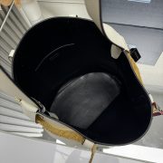 Prada Buckle Leather Bucket Bag - Image 8