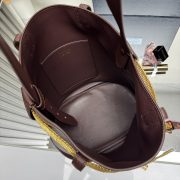 Prada Buckle Leather Bucket Bag - Image 8