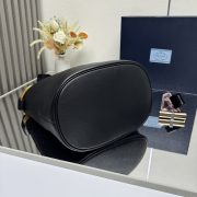 Prada Buckle Leather Bucket Bag - Image 6