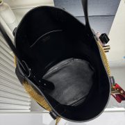 Prada Buckle Leather Bucket Bag - Image 8
