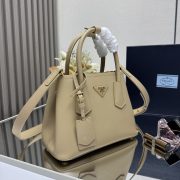 Prada Small Double Saffiano Leather Bag - Image 2